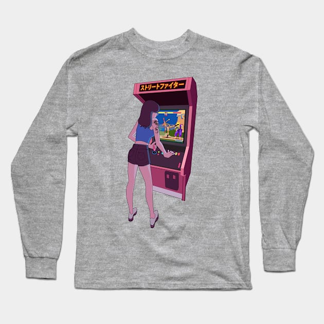 At the Arcade Long Sleeve T-Shirt by Bespired